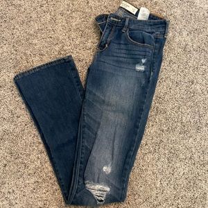 abercrombie and fitch boot cut jeans size 4L or 27